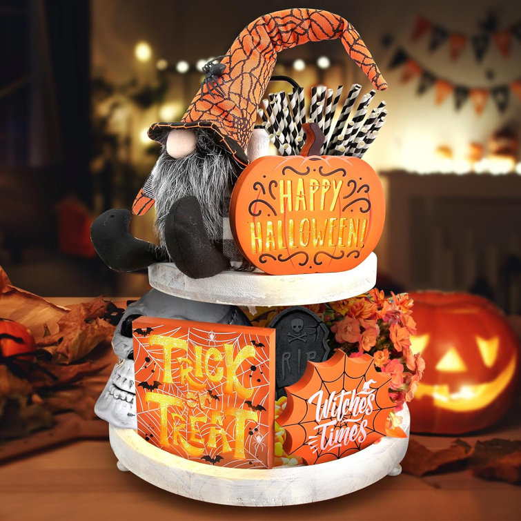 The Holiday Aisle Halloween Tiered Tray Decorations Halloween
